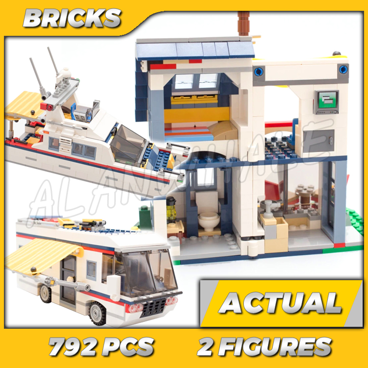 Model Kit Yacht - 792 pièces 3-en-1 Créatif : Camping-car
