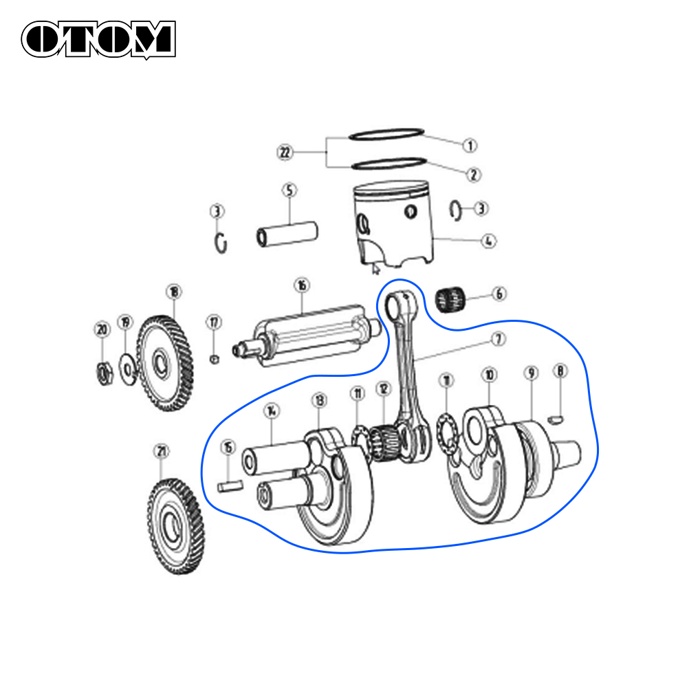 OTOM DT230 MT250 ensemble de b - Model Kit Engine avis et prix